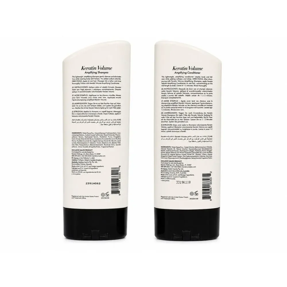 Keratin Complex Keratin Volume Shampoo & Conditioner Duo 13.5 fl oz / 400ml Set